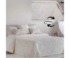 Dvipusė lovatiesė LINE BEIGE, 250x270 cm