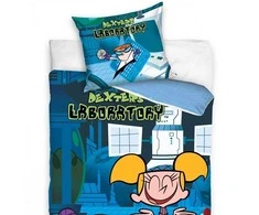 Dvipusis patalynės komplektas "Dexters Laboratory", 140x200 cm