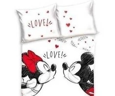 Dvipusis patalynės komplektas "Mickey and Minnie Love!", 140x200 cm