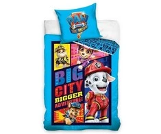 Dvipusis patalynės komplektas "Paw Patrol. Big City Bigger Adventure", 140x200 cm