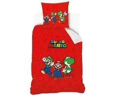 Dvipusis patalynės komplektas SUPER MARIO, 140x200 cm