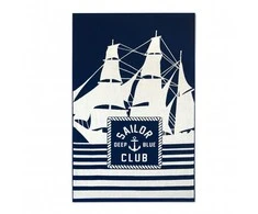 Egipto medvilnės paplūdimio rankšluostis SAILOR CLUB