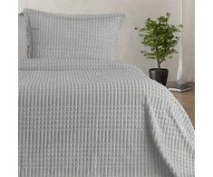 Lovatiesė BATTANIYE GRI, 220x240 cm (pilka) (su pagalvių užvalkaliukais)