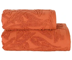 Orange PREMIUM medvilninis rankšluostis LIVIA Oranžinis GINGER, 500g/m²