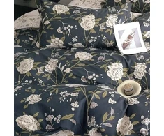 Patalynės komplektas Deluxe medvilnės patalynės komplekta NAKTIES VIJOKLIAI, 3 dalių, 200x220 cm