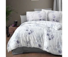 Patalynės komplektas "Leena Lilac", 6 dalių, 200x220 cm