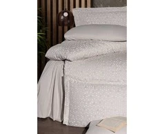 PREMIUM satino patalynė MEGAN BEIGE, 6 dalių, 200x220 cm