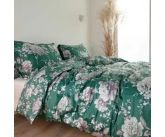 Saules Patalyne Dvipusė PREMIUM mako satino patalynė TURKIO SODAI, 3 dalių, 200x220 cm