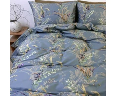 Patalynės komplektas Saules Patalyne PREMIUM satino patalynė ELEGANCIJOS LAUKAI, 3 dalių, 200x220 cm