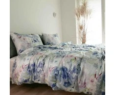 Saules Patalyne PREMIUM mako satino patalynė GĖLIŲ SIMFONIJA, 3 dalių, 200x220 cm