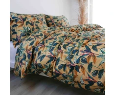 Saules Patalyne PREMIUM satino patalynė KARAMELINĖS DŽIUNGLĖS, 3 dalių, 200x220 cm