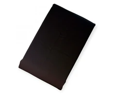Saules Patalyne Satino paklodė su guma ANTHRACITE , 60x120 cm