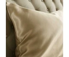 Patalynės komplektas Šilkinis pagalvės užvalkalas MULBERRY BEIGE, 22 momas (M/M), 50x70 cm