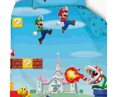 Patalynės komplektas SUPER MARIO BROTHERS, 140x200 cm