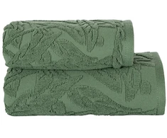 PREMIUM medvilninis rankšluostis LIVIA EARTHY Žalias, 500g/m²