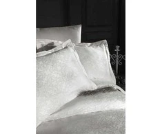 PREMIUM satino patalynės komplektas LAMONE CREAM, 6 dalių, 200x220 cm