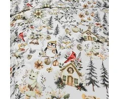 Saules Patalyne Patalynės komplektas vaikams ŽIEMOS DŽIAUGSMAI, 100x135 cm
