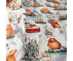 Saules Patalyne Patalynės komplektas vaikams KAPIBARA, 100x135 cm