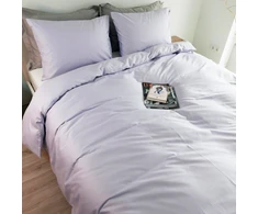 Saules Patalyne PREMIUM satino patalynės komplektas LEVANDER, 2 dalių, 140x200 cm