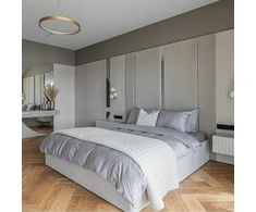 Saules Patalyne PREMIUM satino patalynės komplektas Sidabrinis ROYAL, 3 dalių, 200x220 cm