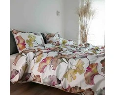 Saules Patalyne Satino patalynės komplektas SPALVINGAS RYTAS, 3 dalių, 200x220 cm
