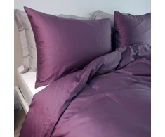 Saules Patalyne Satino patalynės komplektas PLUM, 2 dalių, 140x200 cm