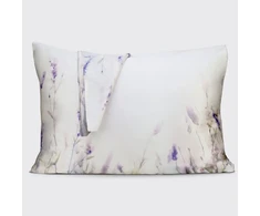 Patalynės komplektas Šilkinis pagalvės užvalkalas LAVENDER FIELDS, 19 momų (M/M)