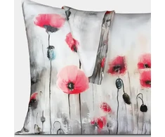 Patalynės komplektas Šilkinis pagalvės užvalkalas POPPY MORNING, 19 momų (M/M)