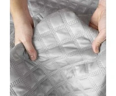 Velveto lovatiesė VELVI GRAY, 220x240 cm (pilka)