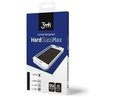 3MK HardGlass Max ekrano apsauga, Apple, iPhone 8 Plus, grūdintas stiklas, skaidrus/Juodas