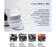 3MK HardGlass Max ekrano apsauga, Apple, iPhone 8 Plus, grūdintas stiklas, skaidrus/Juodas