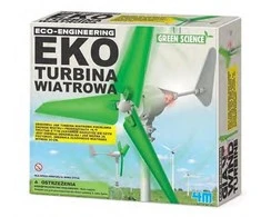 4M Žalias SCIENCE Rinkinys „Vėjo turbina“