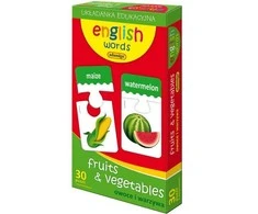 Dėlionė Adamigo Fruits ir daržovės anglų kalba - edukacinis kompleksas 06120