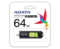 ADATA DUOMENYS | „FlashDrive“ | UC300 | 64 GB | USB 3.2 Gen 1 | Judas