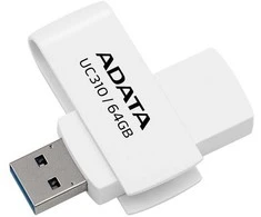USB laikmena ADATA UC310, 64 GB, Baltos spalvos