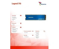 SSD diskas ADATA LEGEND 710 256GB PCIe 3x4 2.1/1 GB/s M2