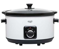 Virtuvinis kombainas Adler | Lėta viryklė | AD 6413w | 290 W | 5,8 L | Programų skaičius 3 | Baltas