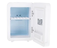 Adler | Mini šaldytuvas with mirror | AD 8085 | Free standing | Larder | Height 27 cm | Šaldytuvas net capacity 4 L | Baltas