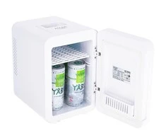 Adler | Mini šaldytuvas with mirror | AD 8085 | Free standing | Larder | Height 27 cm | Šaldytuvas net capacity 4 L | Baltas
