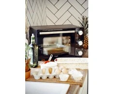 Mikrobangų krosnelė Adler elektrinė orkaitė | AD 6024 | 22 L | 1300 W | Juodas