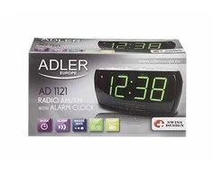 Adler AD1121 Radijo žadintuvas, juodos spalvos
