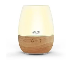 Drėkintuvas Adler | Ultragarsinis aromatų difuzorius | AD 7967 | Ultragarsinis | Tinka kambariams iki 25 m² | Brownas/Baltas