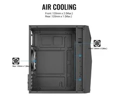 AEROCOOL PGS RAIDER MINI-G-BK-v3 - dėklas