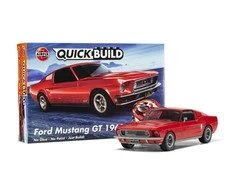 Airfix Plastikinis automobilio modelis Quickbuild Ford Mustang GT 1968