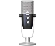 AKG Ara - professional USB condenser microphone, mėlynas-sidabrinis