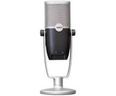 AKG Ara - professional USB condenser microphone, mėlynas-sidabrinis
