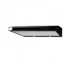 Gartraukis Cooker hood under-cabinet AKPO WK-7 K GLASS 50 JUODA/Juoda SZKŁO (166 m3/h, 500mm, juodos spalvos)