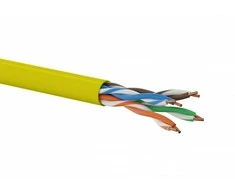 ALANTEC U/UTP kabelis kat.5e PVC 4x2x26/7AWG 100m geltonas