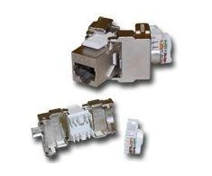 ALANTEC PLUS MB002 keystone, without tools, STP, Cat 5e