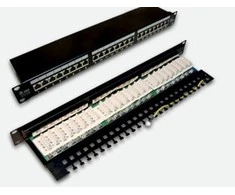 Alantec PK006 Komutacinė panelė STP cat.5e 24 lizdai LSA 1U 19"